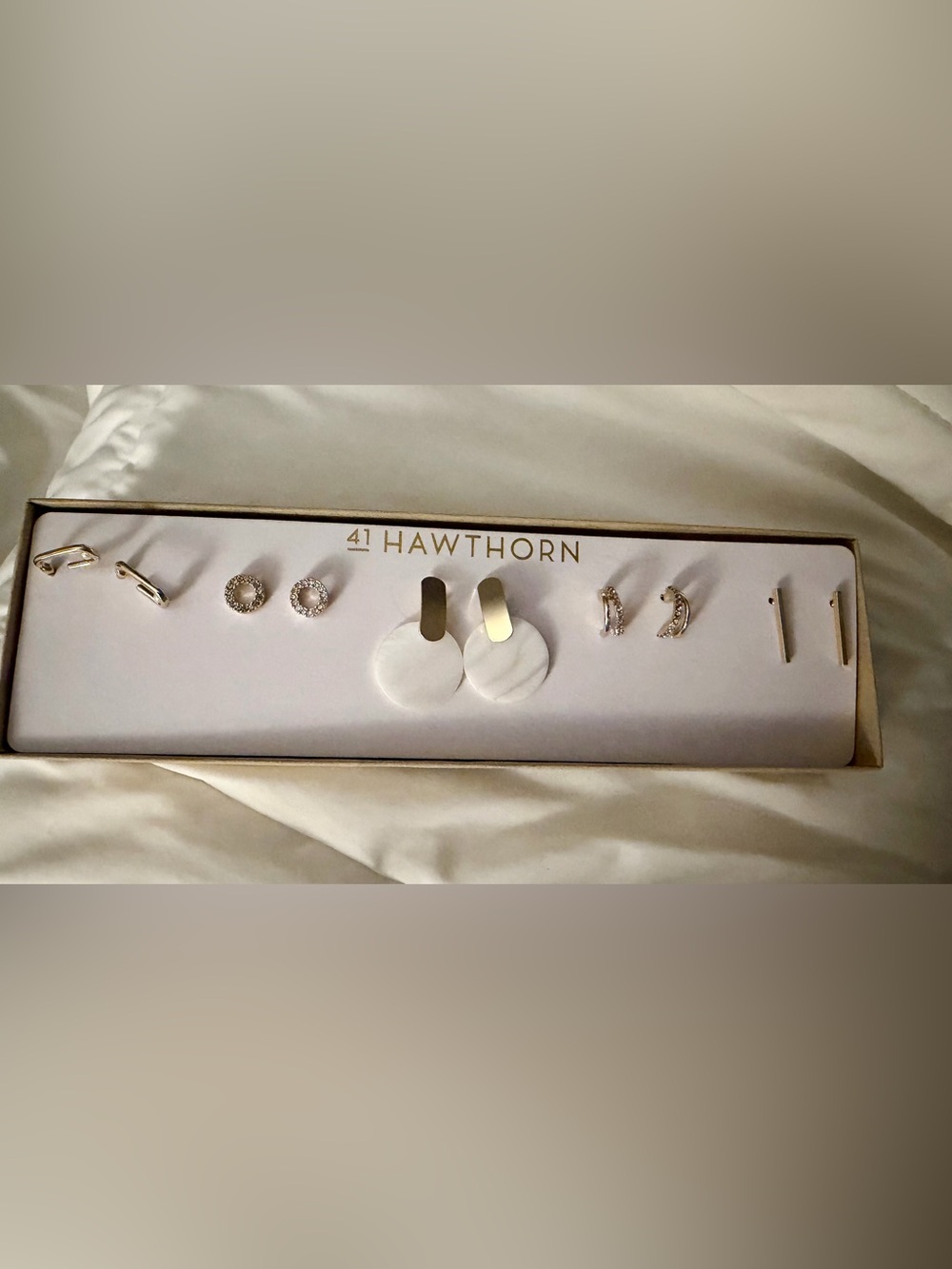 NWT 41 Hawthorn Gold-Tone Shannon Earring Set (5 pairs)